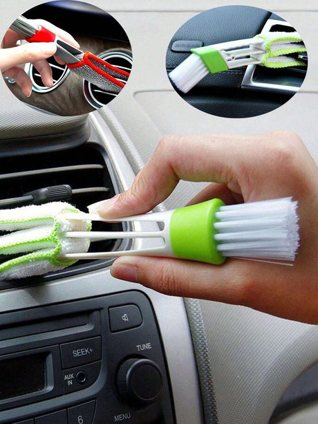 1Pc PP Car Air Outlet Cleaning Brush, Modern Portable Cleaning Brush for Household