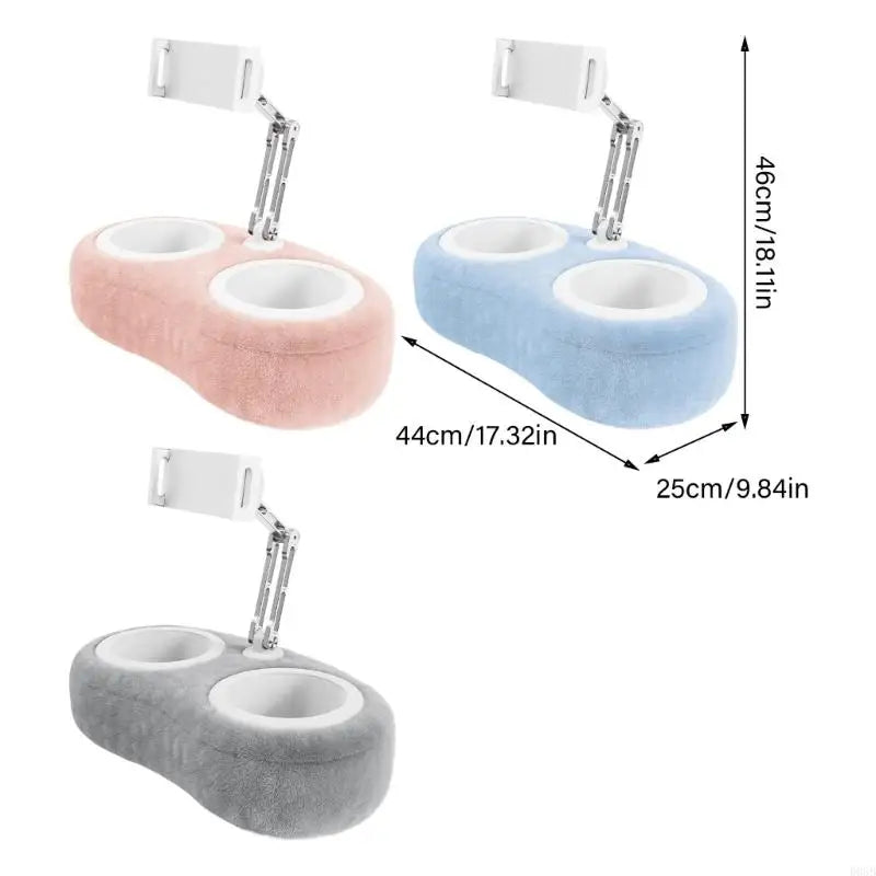 1Pc Tablet Pillow Stand Holder for Bed Phone Tablet Pillow Stand for Lap Reading in Bed Laying down Soft Tablet Stand